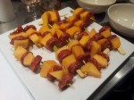 Brochettes melon et chorizo