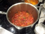 Coulis de tomates et poivrons