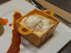 Mousse de poisson au piment d'Espelette