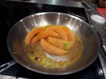 Quartier de melon caramelises