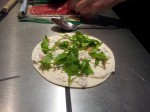 Tortilla et roquette