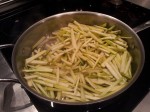 Asperges en cuisson
