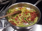 Asperges et chorizo