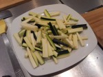 Batonnets de courgettes