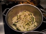 Batonnets de courgettes revenus