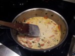 Carottes cuites et creme