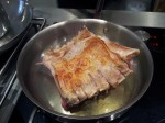 Carre d'agneau en cuisson sur l'os 2