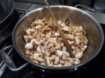 Champignons de Paris en cuisson