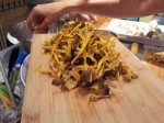Champignons prepares