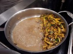 Chanterelles en cuisson