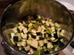 Courgettes et asperges vertes