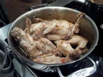 Cuisses de lapin cuites