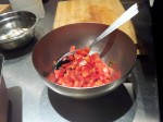 Fraises en brunoise