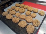 Galette de pommes de terre et sesame
