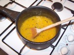 Garnitue mangue et fruit de la passion