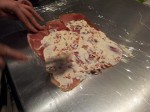Jambon de Parme et ricotta et tomates sechees