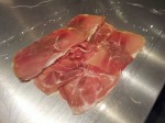 Jambon de Parme sur film alimentaire