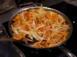Poelee de potimarron & oignons
