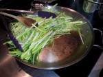 Poireaux en julienne