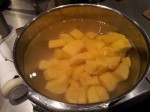Pommes de terre en cuisson