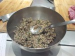 Preparation de la croute d'herbes