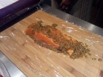 Saumon en preparation