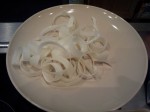 Tagliatelles de radis noir