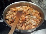 Tetes et carapaces de gambas
