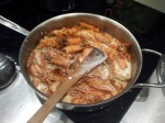 Tetes et carapaces de gambas cremees