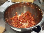 Tomates sechees et ail