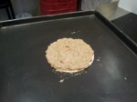 Tortilla et puree de champignon de Paris