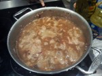 Veau et bouillon a hauteur