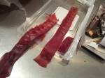 Bresaola coupee en laniere