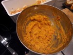 Ecrase de potimarron et noisettes concassees