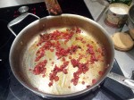 Chorizo en cuisson