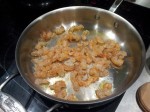 Crevettes en cuisson
