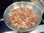 Gambas enroulees de jambon de pays en cuisson2