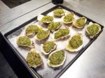 Huitres apres cuisson