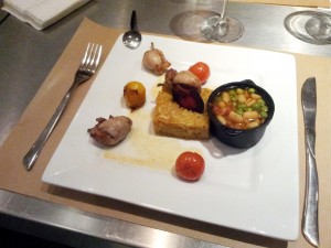 Paella revisitee et destructuree