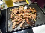 Brochettes de filet mignon cuites