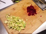 Brunoise avocat et betterave