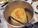 Nouilles de riz et brouillade d'oeuf