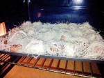 Saucisses de Toulouse et kadaïf au four