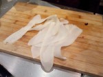 Tagliatelles de radis noir
