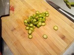 Tiges d'asperges en tronçons