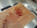 Tomates sechees en brunoise