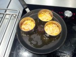 Galettes de semoule en cuisson 2