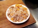 Gratin de panais et crème de bacon avant cuisson