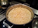 Panais en cuisson