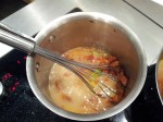 Préparation de sauce crémée